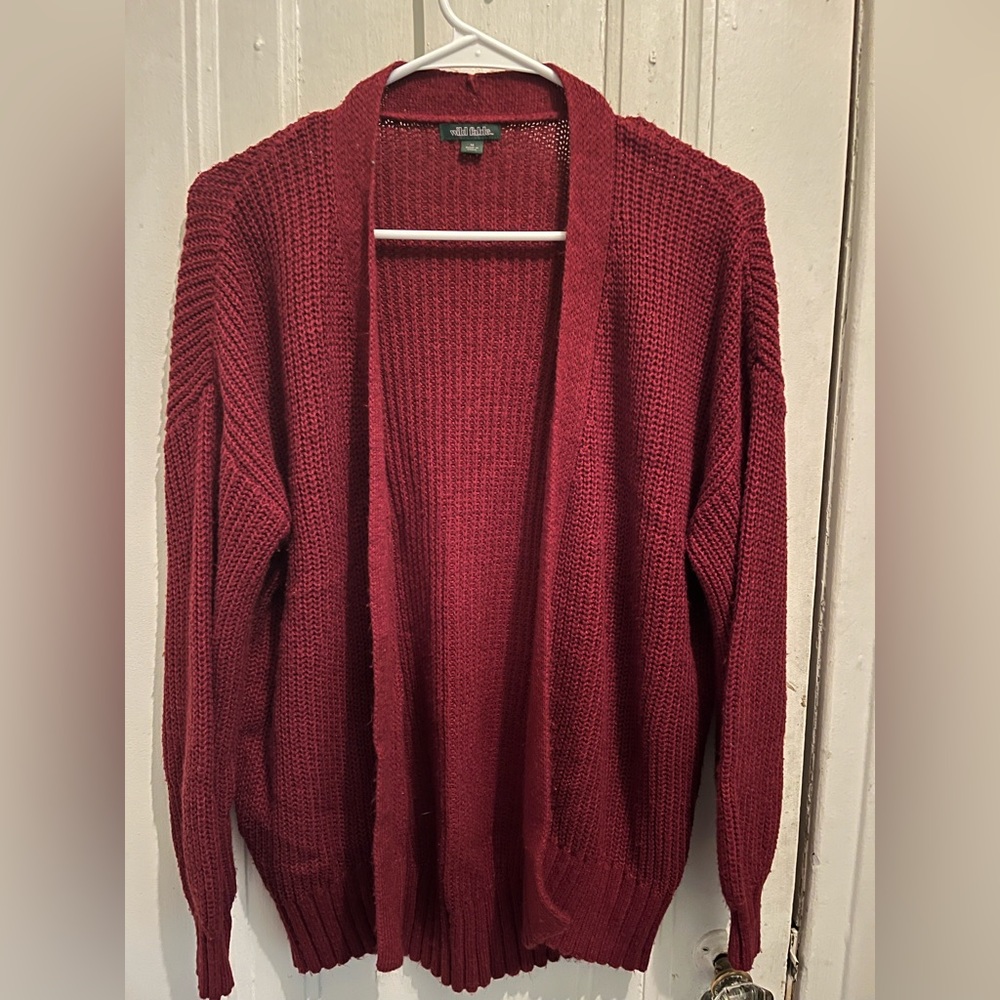 Wild Fable Red Cardigan